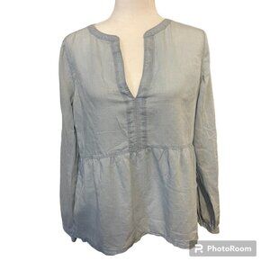 Ann Taylor Loft Softened Long Sleeve Women’s Size Small V-Neck